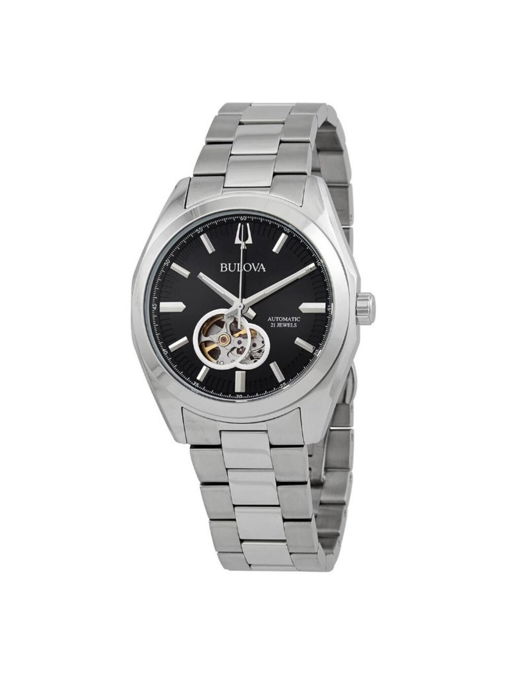 NWT Bulova Surveyor Automatic Black Dial Men's Watch